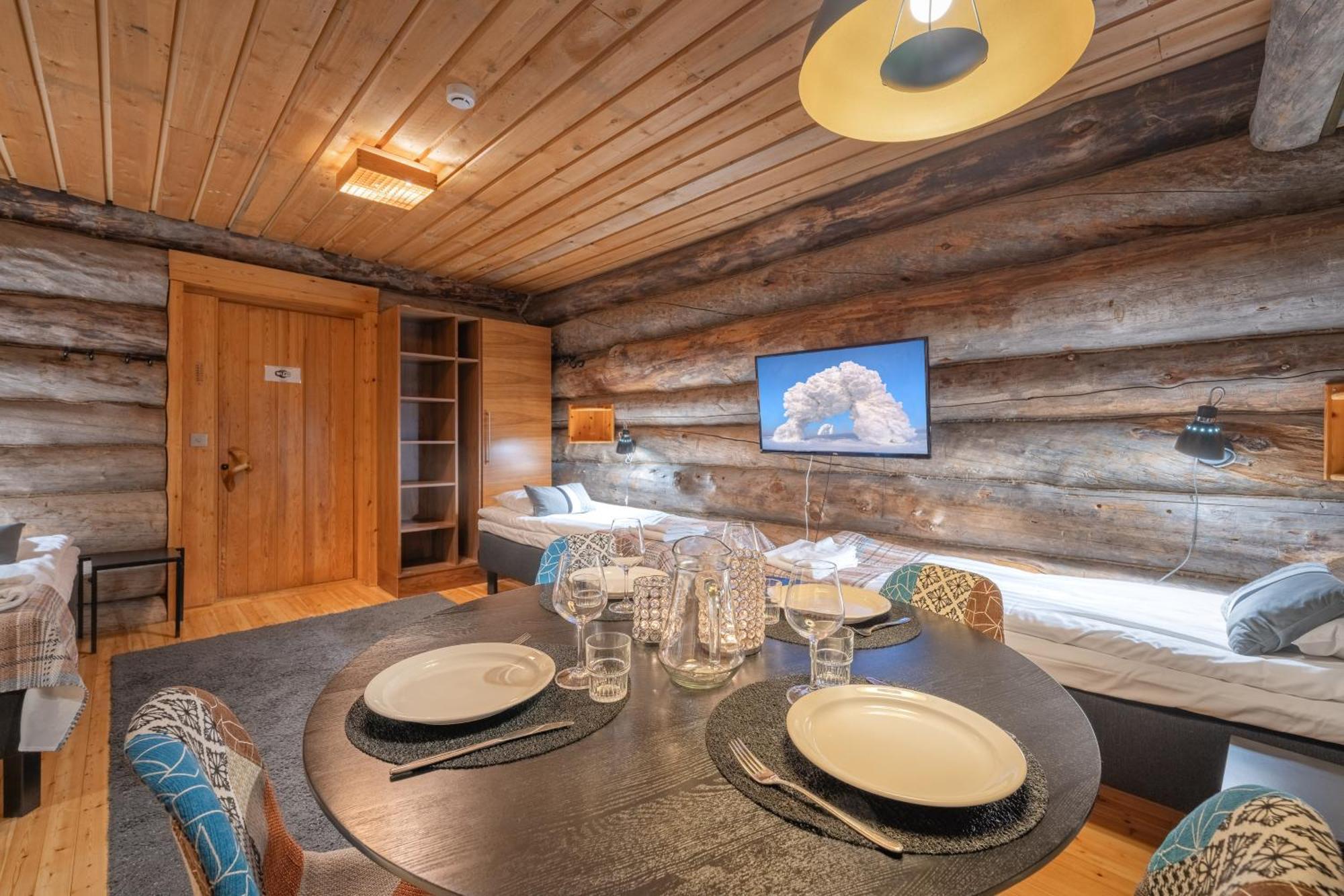 Kuukkeli Log Houses Aurora Resort Saariselka Cameră foto